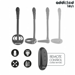 ADDICTED TOYS - P-SPOT VIBRIERENDER COCK RING MIT FERNBEDIENUNG – Produktansicht 6