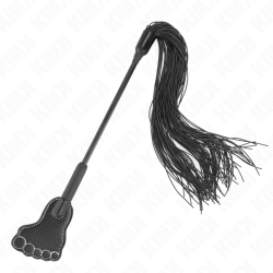 KINK - FUßFÖRMIGE PADDEL MIT QUASTENPEITSCHE 31 CM – Produktansicht 3