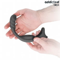 ADDICTED TOYS - DOPPELTER PROSTATIK-COCKRING MIT FERNBEDIENUNG – Produktansicht 2