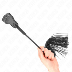 KINK - FUßFÖRMIGE PADDEL MIT QUASTENPEITSCHE 31 CM – Produktansicht 4