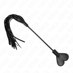 KINK - RANGE PEITSCHE MIT HERZPLATTE 35 CM – Produktansicht 2