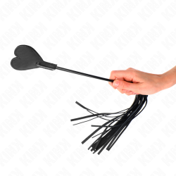 KINK - RANGE PEITSCHE MIT HERZPLATTE 35 CM – Produktansicht 4