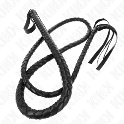 KINK - LANGE SCHWARZE SCHLANGENPEITSCHE 210 CM – Produktansicht 2