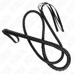 KINK - LANGE SCHWARZE SCHLANGENPEITSCHE 210 CM – Produktansicht 3