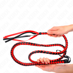 KINK - ROTE LANGE SCHLANGENPEITSCHE 210 CM – Produktansicht 3