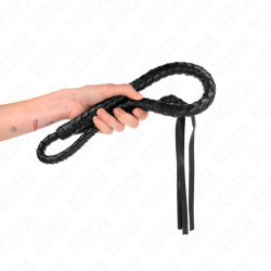 KINK - LANGE PEITSCHE MIT PERLEN 110 CM – Produktansicht 3