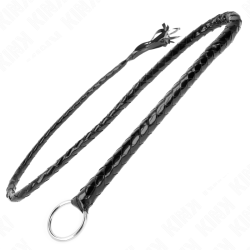 KINK - LANGE GLÄNZENDE PVC-PEITSCHE 138 CM – Produktansicht 5