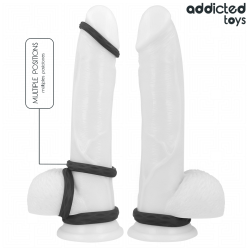 ADDICTED TOYS - SET MIT STRUKTURIERTEM COCKRING IN 4 GRÖSSEN – Produktansicht 4
