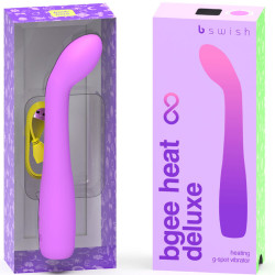 B SWISH - BGEE HEAT INFINITE DELUXE WIEDERAUFLADBARER VIBRATOR LAVENDEL SILIKON – Produktansicht 2