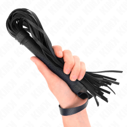 KINK - DUNKELBLAUE SCHWARZE PEITSCHE 43,5 CM – Produktansicht 3