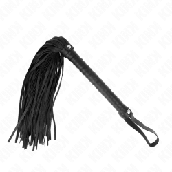 KINK - PEITSCHE MIT SCHWARZEM STRUKTURIERTEM GRIFF 48,5 CM – Produktansicht 2