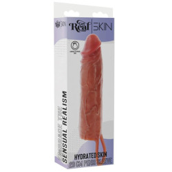 GET REAL - HYDRIERTE HAUT SILIKON-PENISHÜLLE KARAMELLN 20 CM – Produktansicht 5