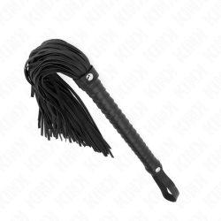 KINK - PEITSCHE MIT SCHWARZEM STRUKTURIERTEM GRIFF 48,5 CM – Produktansicht 5